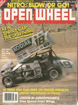 OPEN WHEEL 1988 JULY - NOFFSINGER, VUKY, 1988 INDY CARS, MUIRHEAD, BRANSON